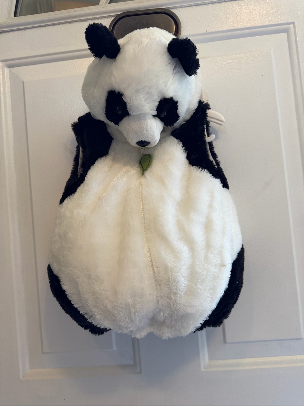 Plush Panda Kids Costume - Black & White